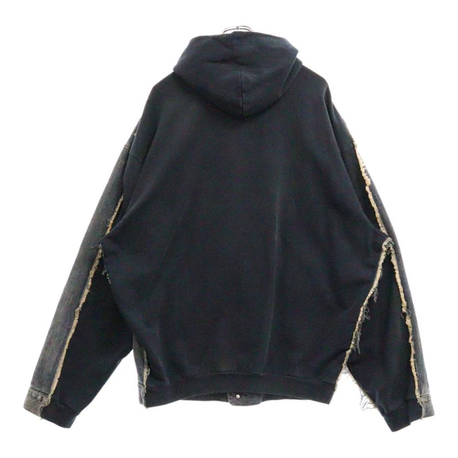 BALENCIAGA バレンシアガ 23SS Hooded Sweat Denim Jacket