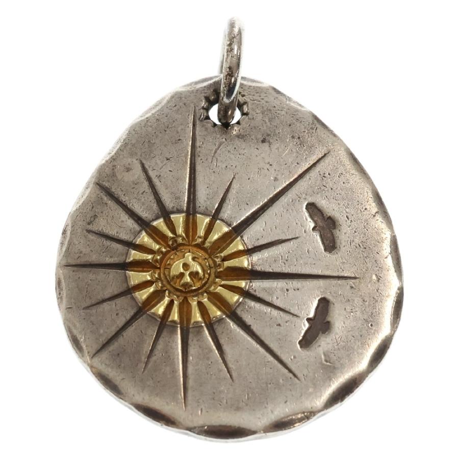 WING ROCK ウィングロック 金 メタル 太陽 タタキ ペンダントトップ