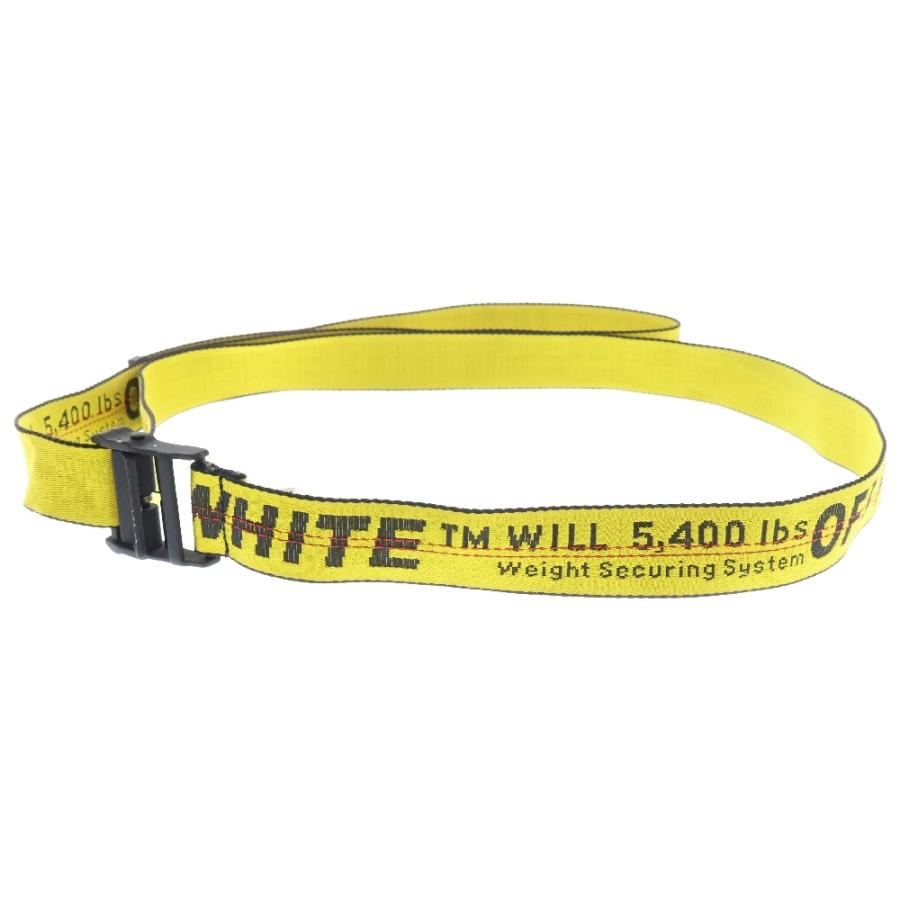 off-white オフホワイト インダストリアルベルト ストラップ 黄色 OFF-WHITE オフホワイト CLASSIC INDUSTRIAL BELT クラシック
