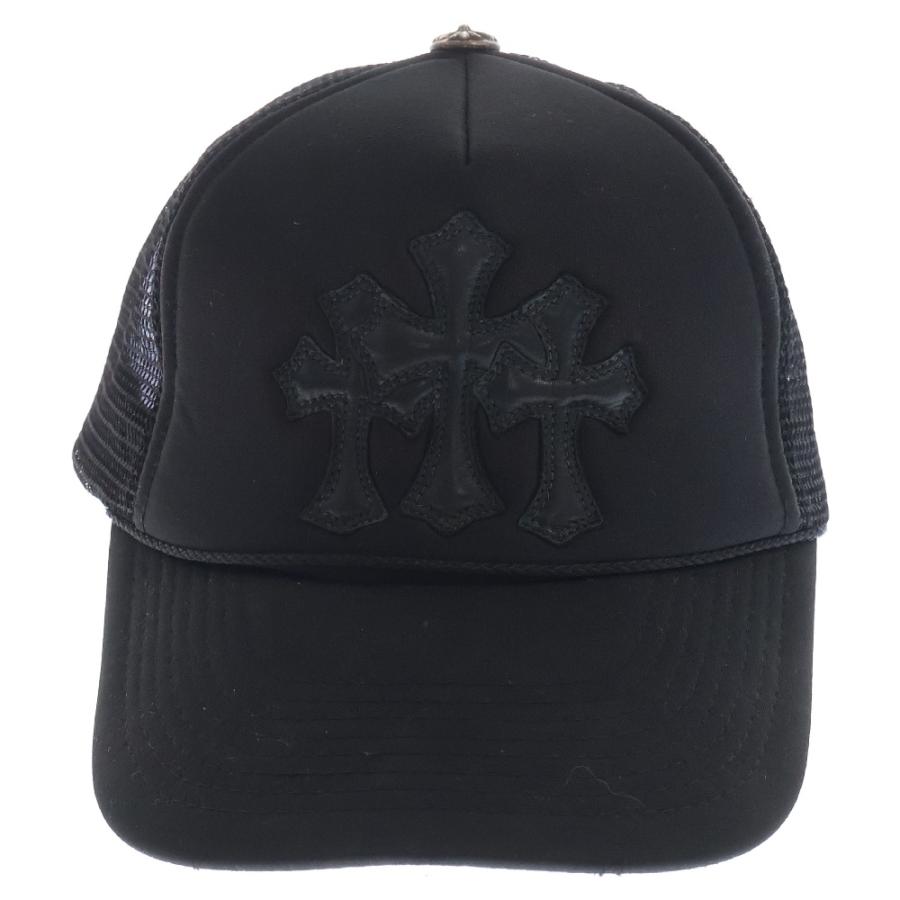 CHROME HEARTS クロムハーツ Cemetery Cross Patch Trucker Cap CHROME HEARTS クロムハーツ Cemetery Cross Patch Trucker Cap