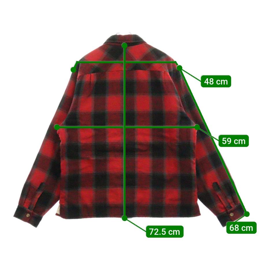 【Lサイズ】Supreme Buffalo Plaid Chore Shirt Supreme Buffalo Plaid Sherpa Lined Chore Shirt (FW17) - $138