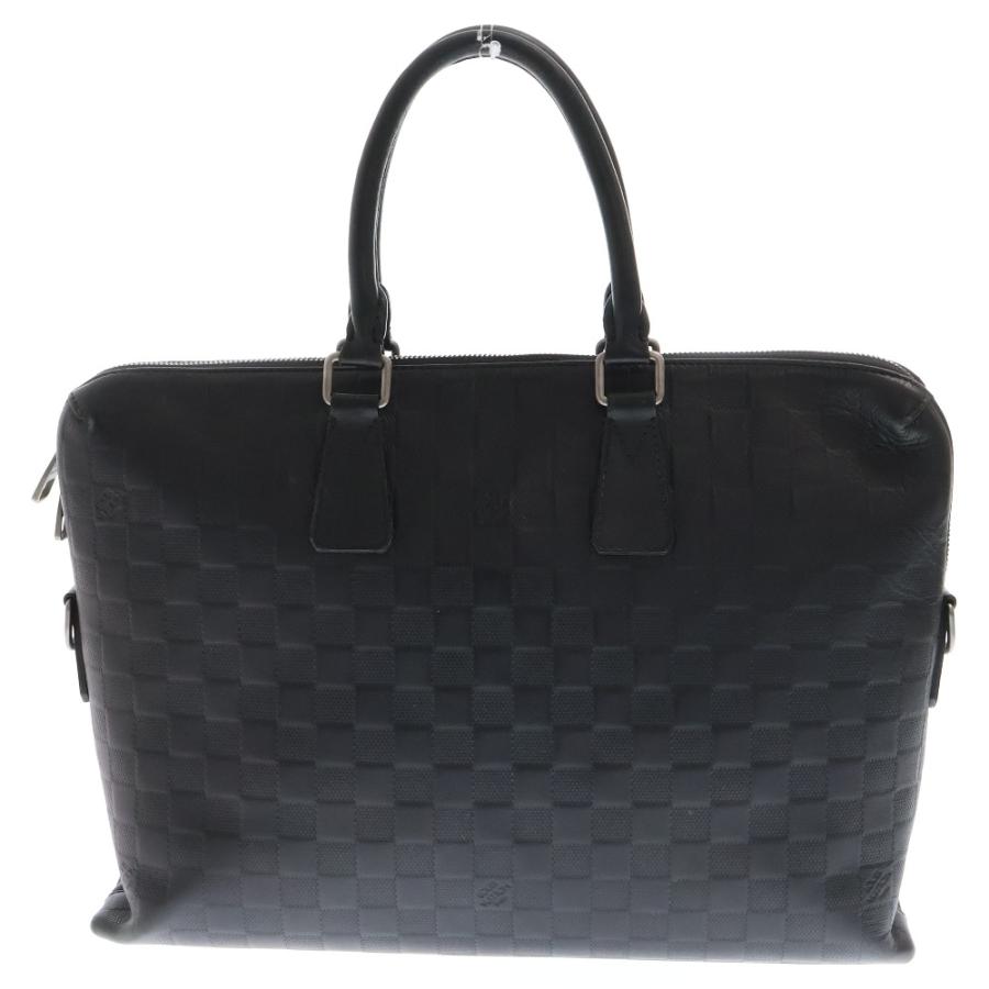 ルイヴィトンバッグダミエアンフィニドキュマン ヴォワヤージュ2way 黒