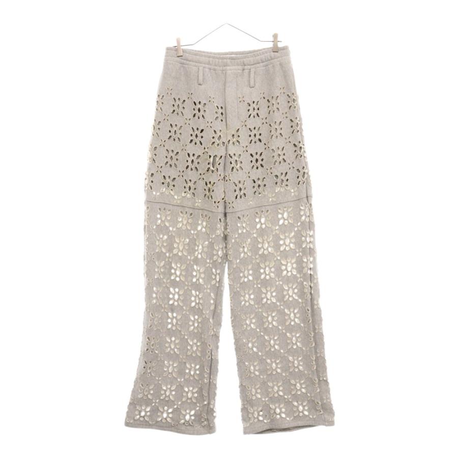 MASU エムエーエスユー 24AW FLOWER HOLE SWEAT PANTS フラワーホール