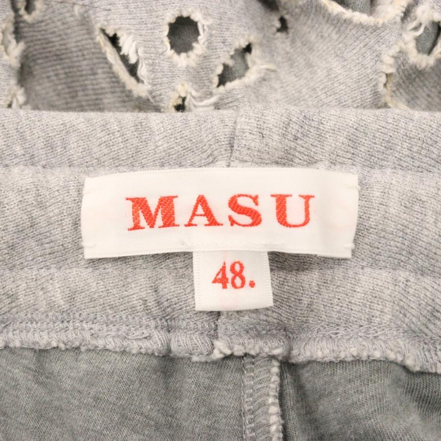 MASU エムエーエスユー 24AW FLOWER HOLE SWEAT PANTS フラワーホール