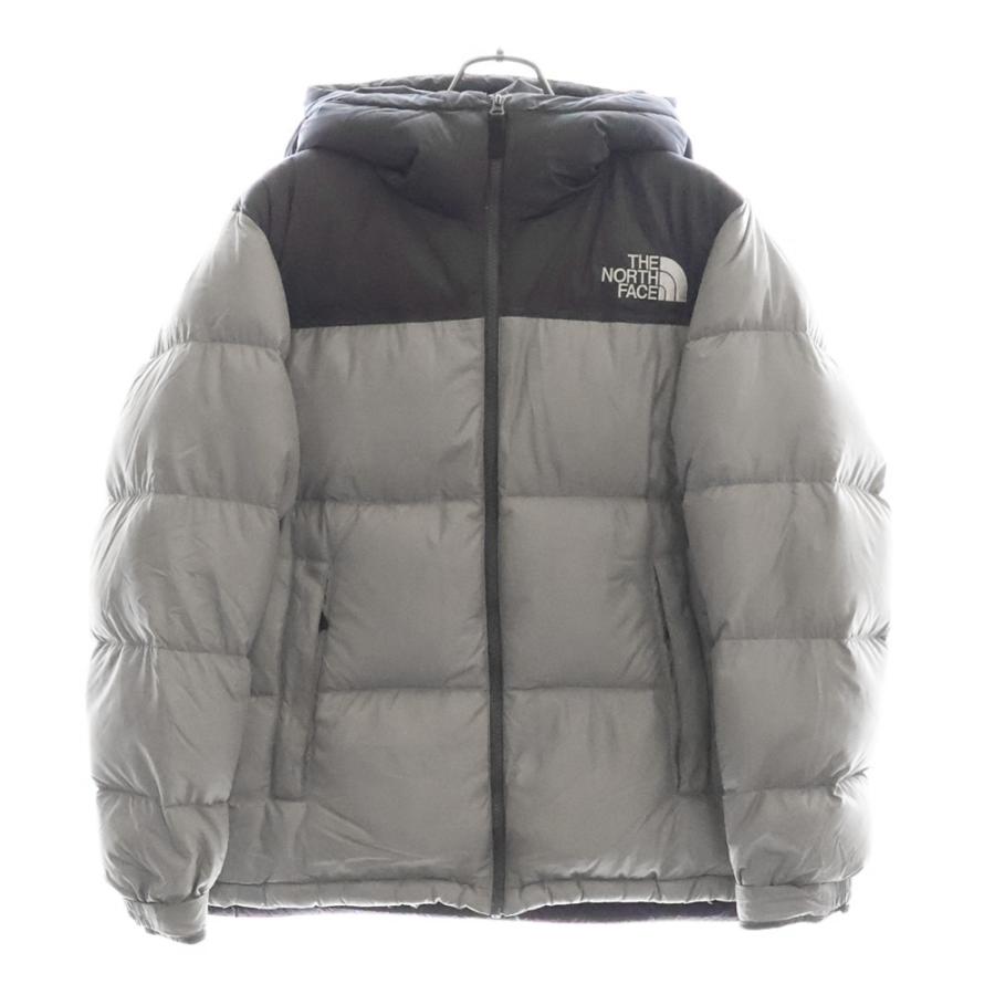 The North Face ダウンジャケット ヌプシ グレー フード付き 【公式通販】
