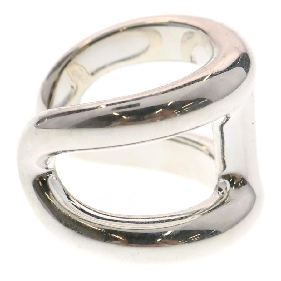 HERMES エルメス オスモズGM リング Ag925 ♯47 シルバー 指輪