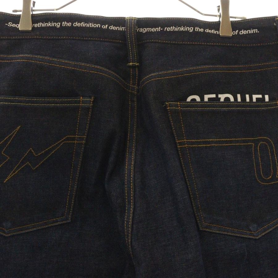 SEQUEL シークエル 24AW ×FRAGMENT 生立体DENIM PANTS 立方体デニム