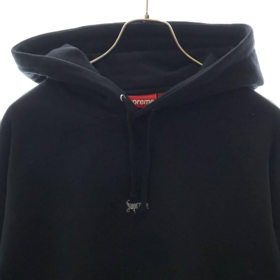supreme メンズパーカー　ブラック　マイクロロゴ刺繍 SHIPS パーカー 「WEB限定」SHIPS: マイクロ 刺繍 ロゴ 裏毛