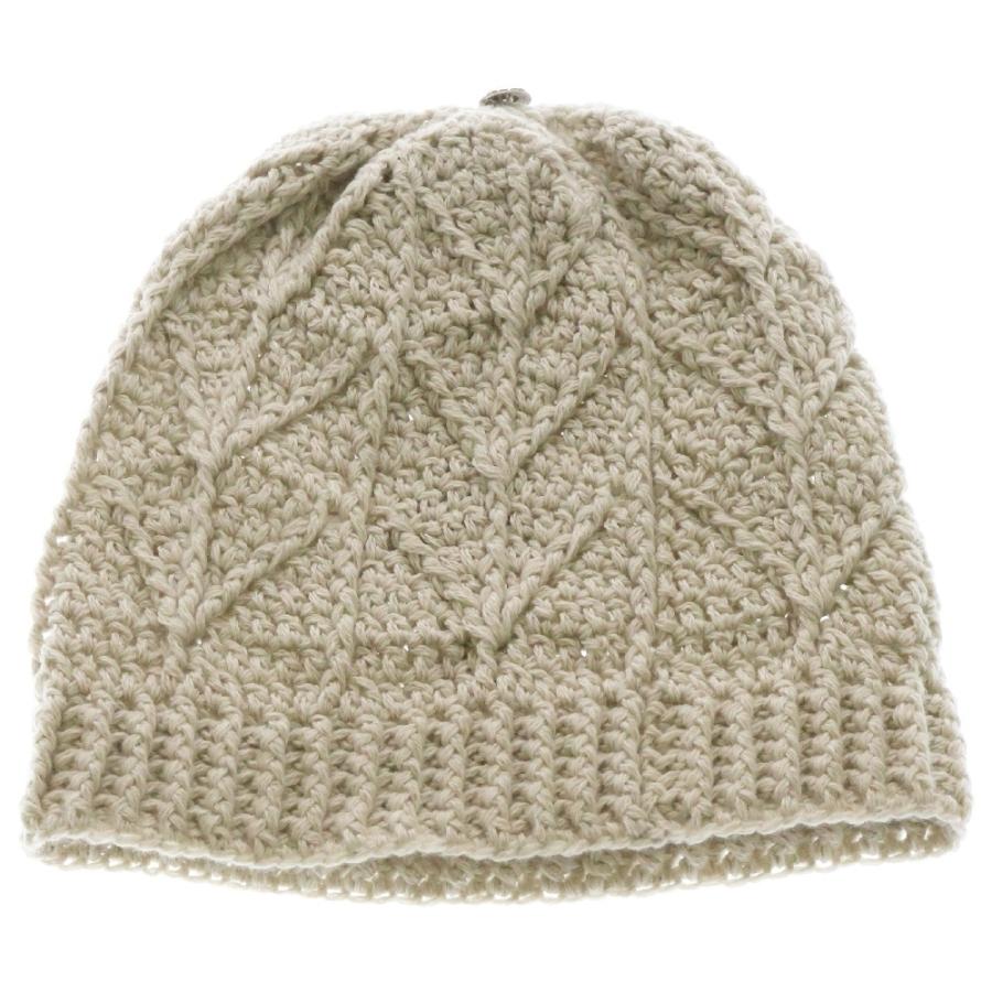 CHROME HEARTS（クロムハーツ） Cashmere Leather knit beanie