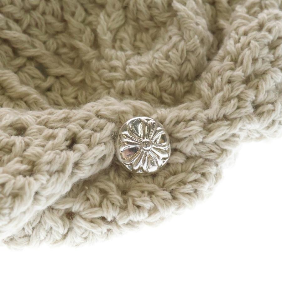 CHROME HEARTS（クロムハーツ） Cashmere Leather knit beanie