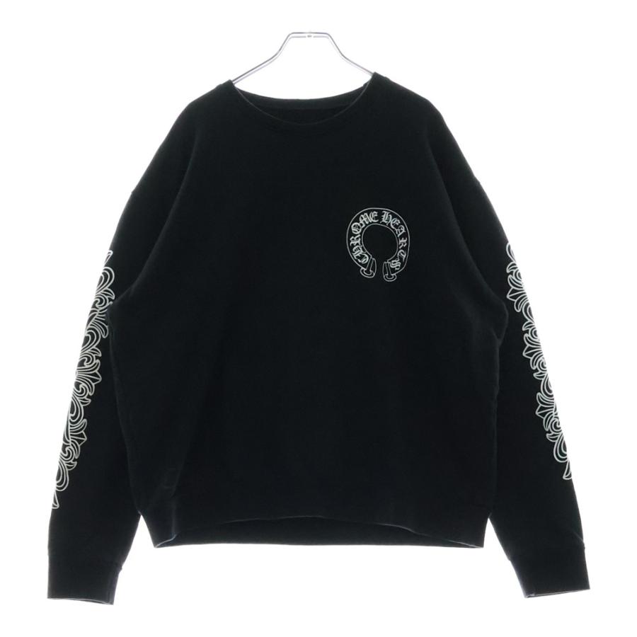 Chrome Hearts クロムハーツ ホースシュー スウェット ブラック CHROME HEARTS クロムハーツ ホースシュー スウェット