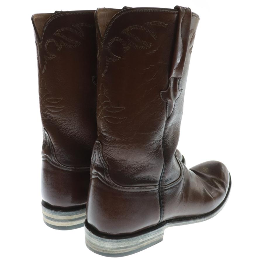 お決まり品Lucchese ウエスタンブーツ ダークブラウン 海亀レザー 本物 【Lucchese Classics ルケーシー クラシックス】 最高級 カイマン