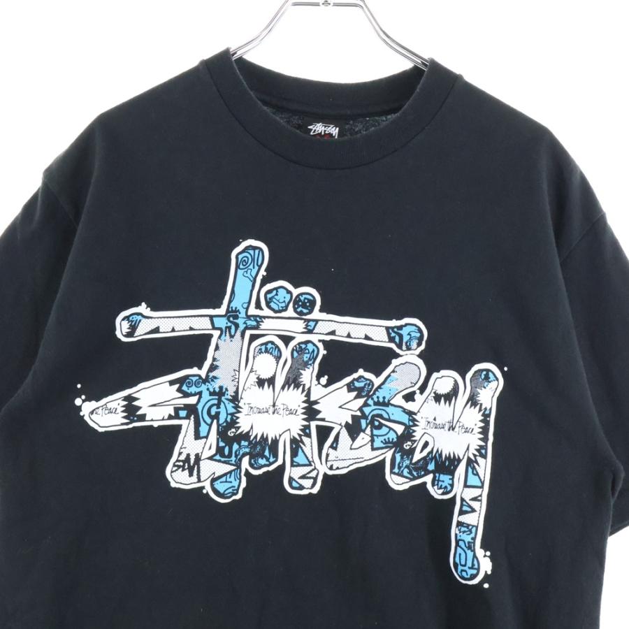 STUSSY（ステューシー） ロゴプリント コットン クルーネック半袖T