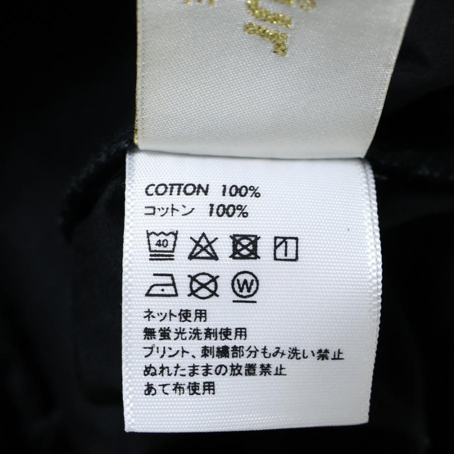 SAPEur サプール ロゴ刺繍 ジップフライ カーゴパンツ ブラック