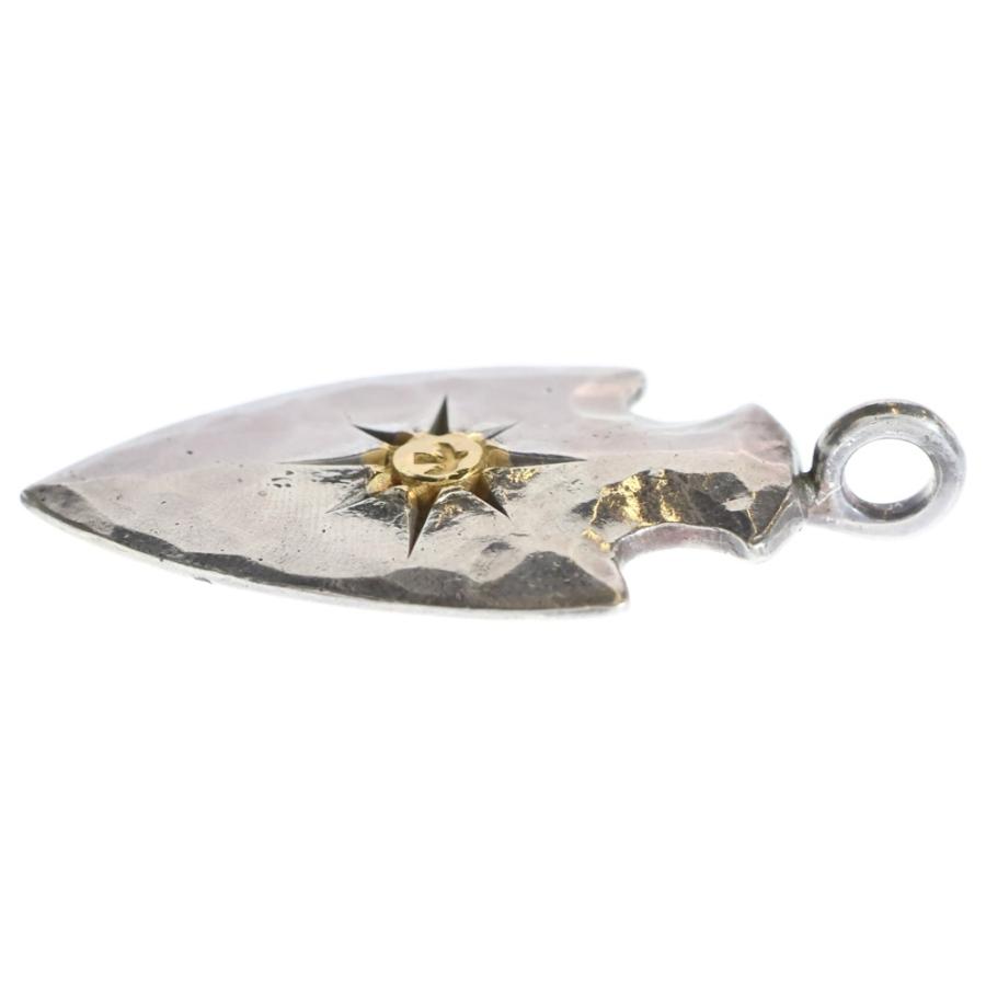 goro's（ゴローズ） メタル付き矢じり大 ペンダントトップ シルバー