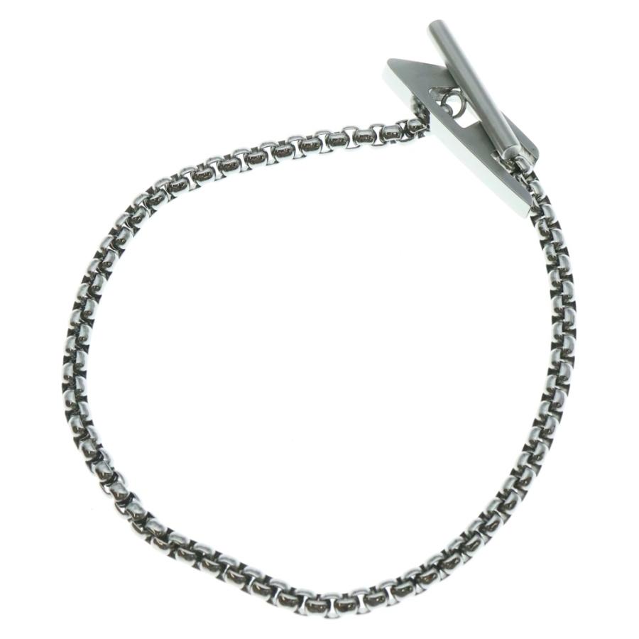 DIESEL（ディーゼル） STEEL Dロゴ ブレスレット シルバー DX1476040