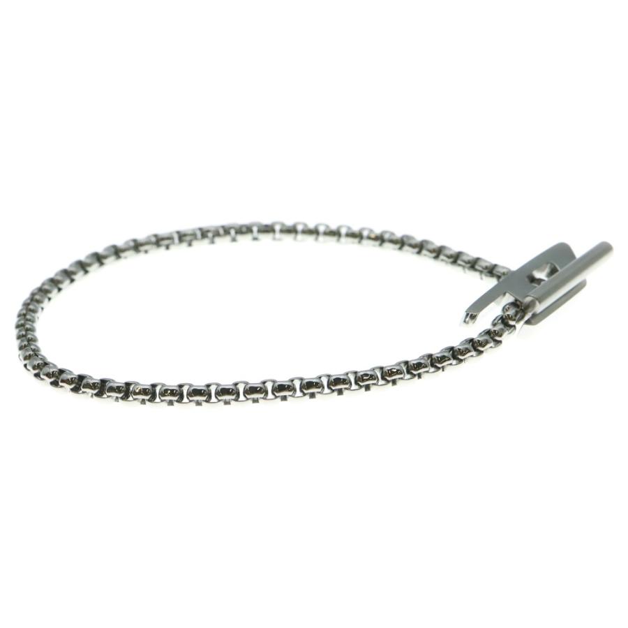 DIESEL（ディーゼル） STEEL Dロゴ ブレスレット シルバー DX1476040