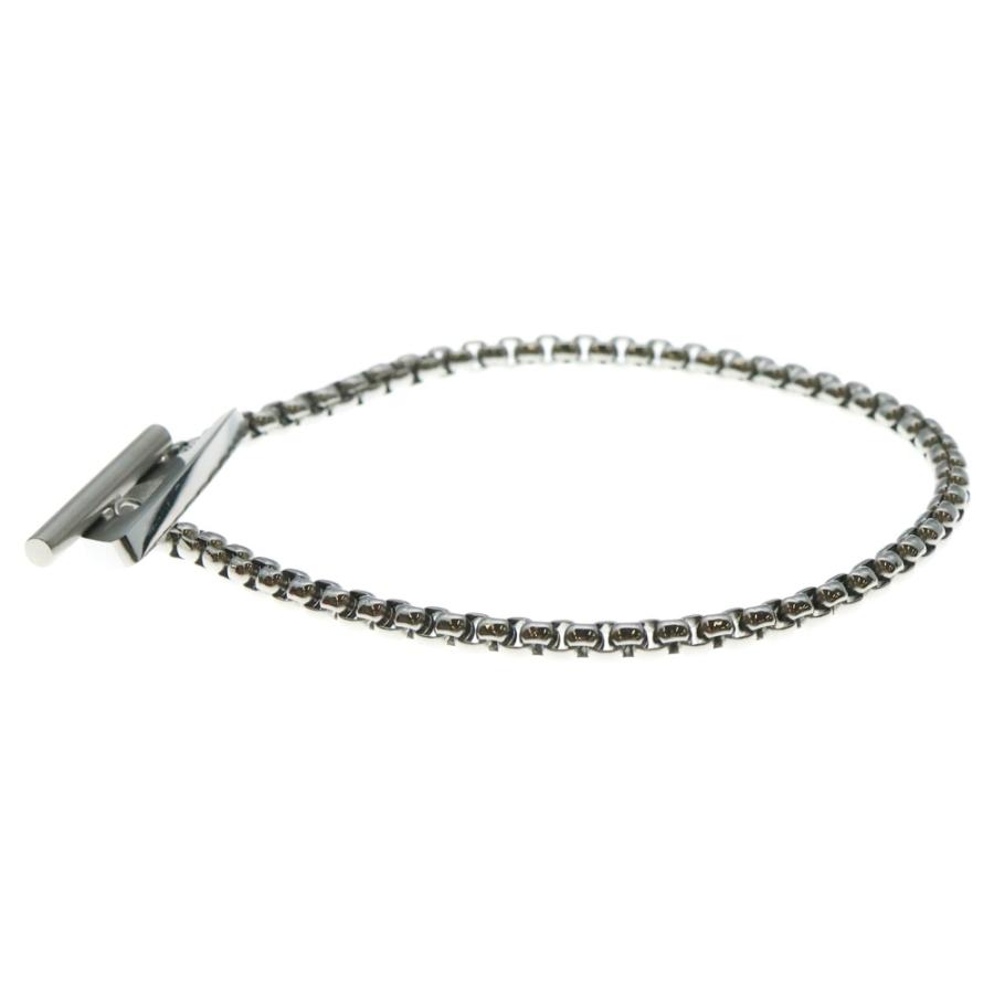 DIESEL（ディーゼル） STEEL Dロゴ ブレスレット シルバー DX1476040