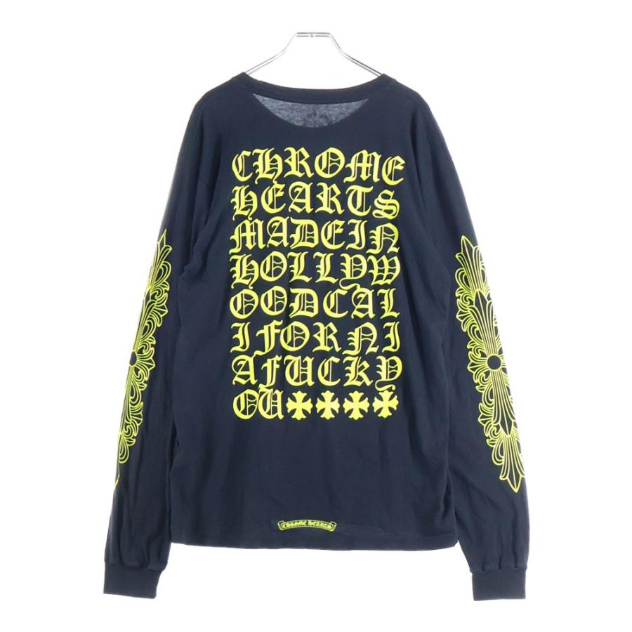 Chrome Hearts クロムハーツ 長袖ロンT CH フローラルクロス