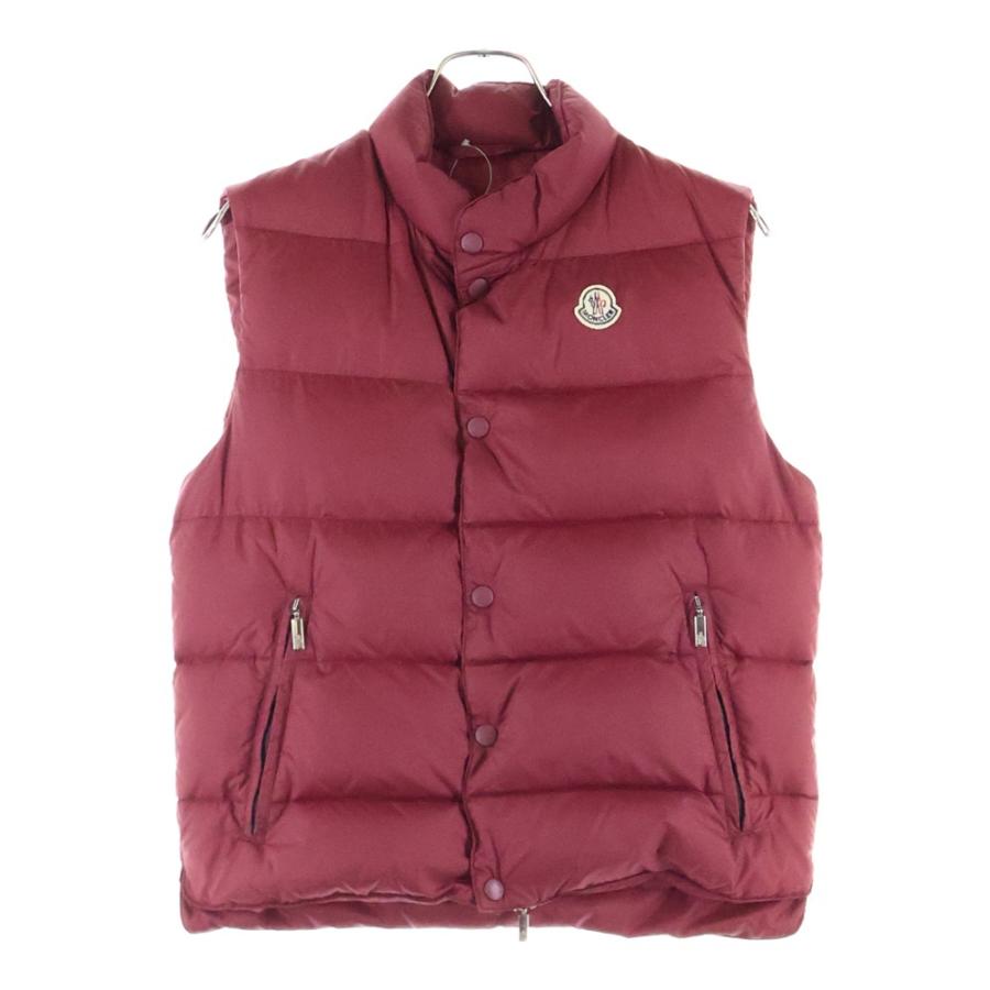 MONCLER 赤 ダウンナイロン ベスト Moncler 赤 ダウンベストレディース