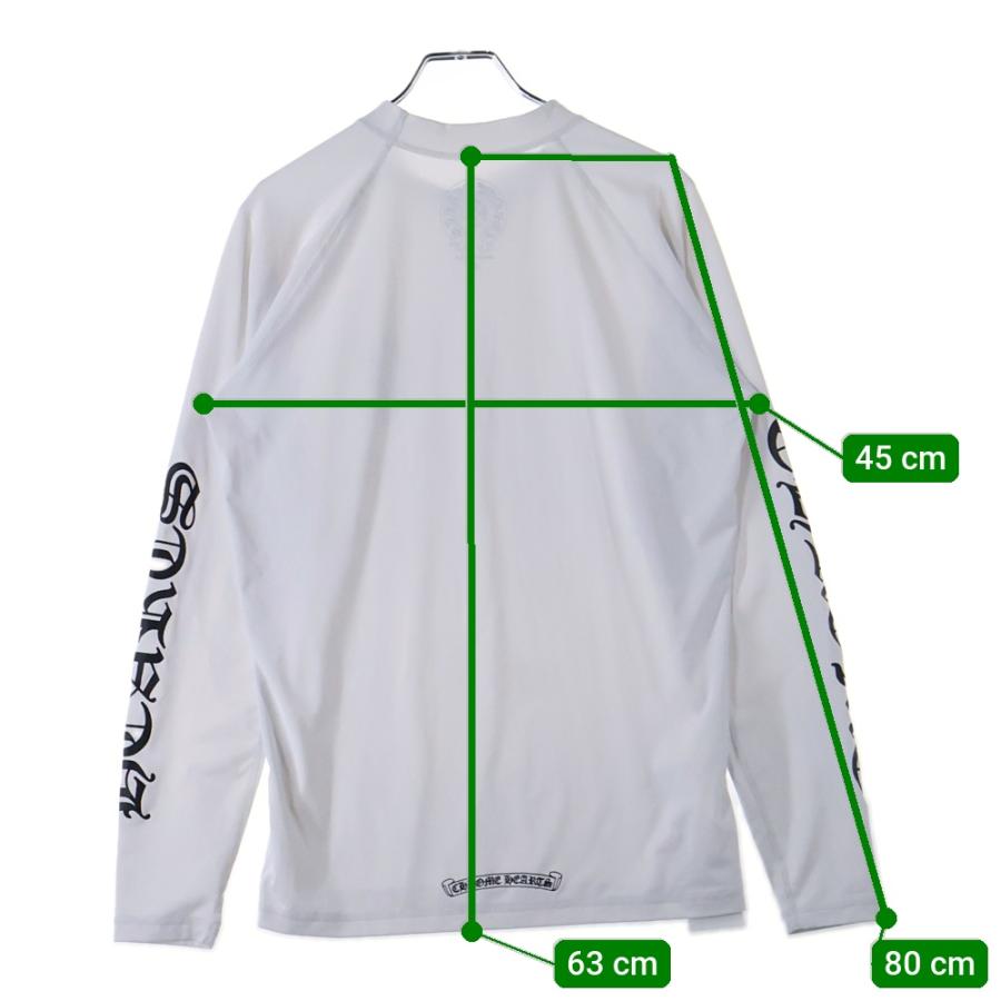 CHROME HEARTS（クロムハーツ） LS Rash Guard 袖ロゴプリント 長袖