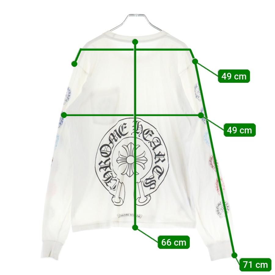 CHROME HEARTS（クロムハーツ） MULTI COLOR HORSESHOE L/S TEE マルチ