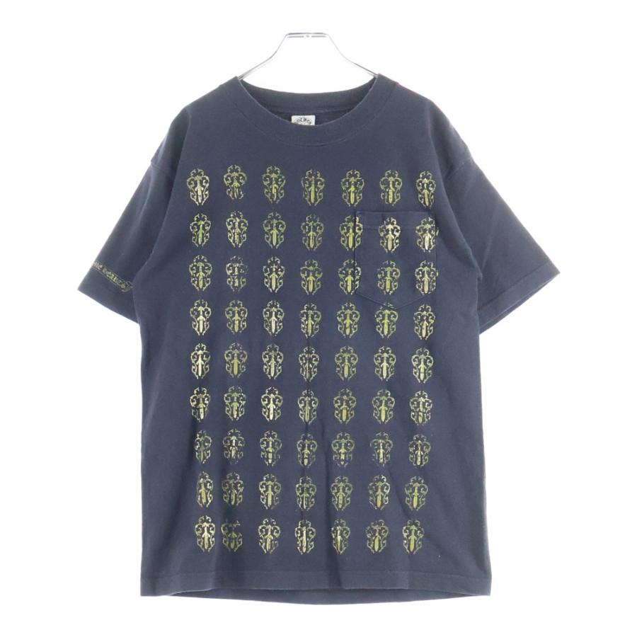 CHROME HEARTS（クロムハーツ） 総柄ヴァインダガー 胸ポケット 半袖T