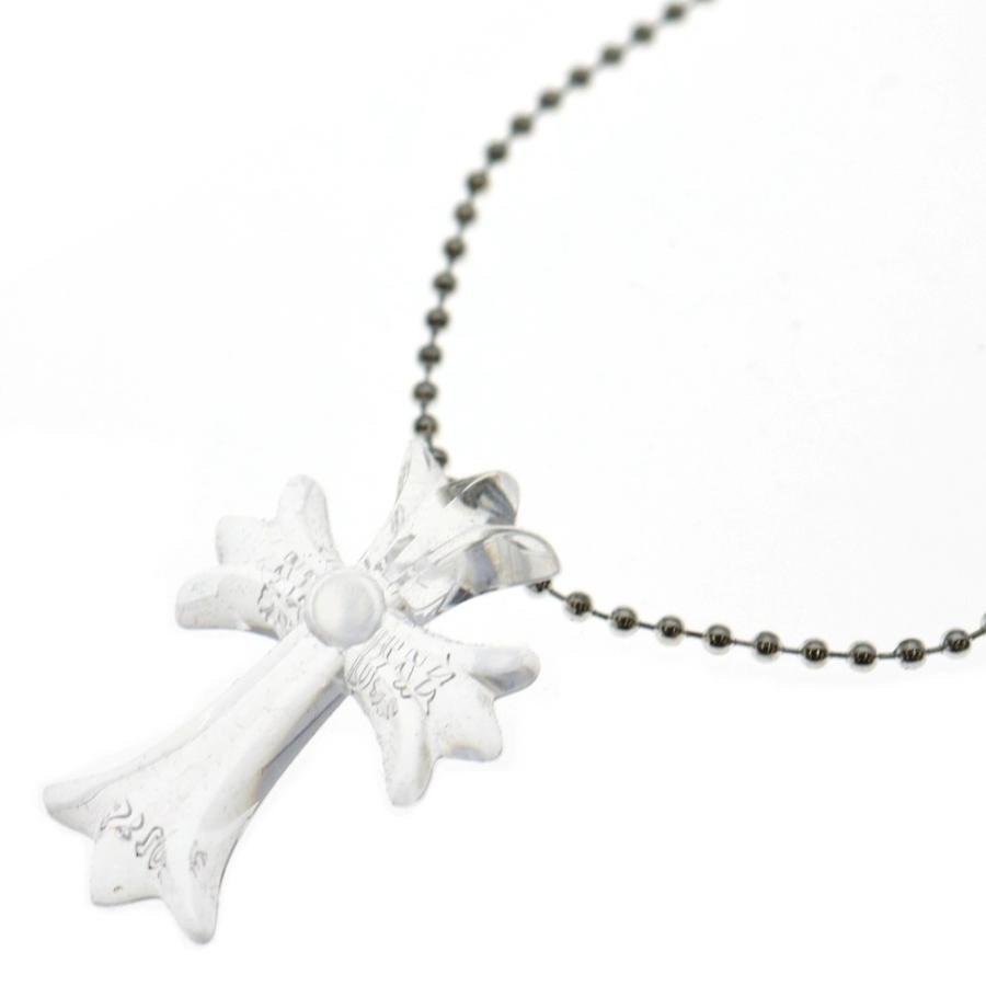 クロムハーツ ラバー　クロス ネックレス クリア 新作 CHROME HEARTS（クロムハーツ） RUBBER CH CRS SML ラバー スモールCH