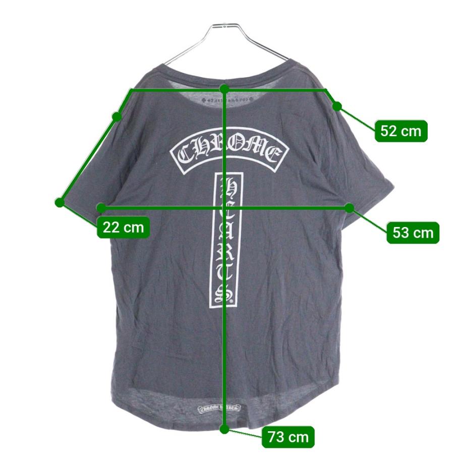CHROME HEARTS ホースシュー　vネック　tシャツ CHROME HEARTS クロムハーツ ホースシュー プリント Vネック 半袖T