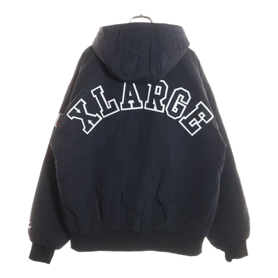 【X-LARGE 】ナイロンパファージャケット　黒 XL 実物画像載せてます！ X-LARGE Lサイズ ブラック ナイロンパファージャケット 美品 - メルカリ