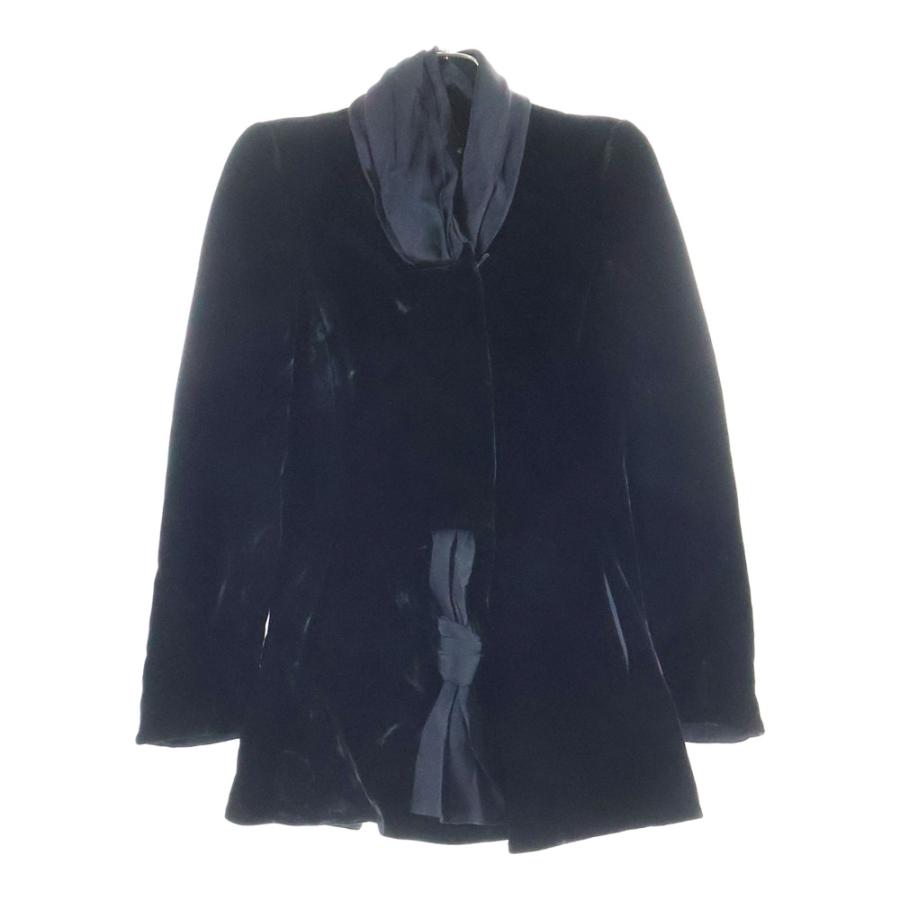 GIORGIO ARMANI ジョルジオアルマーニ ベロアブレザー ジップアップ