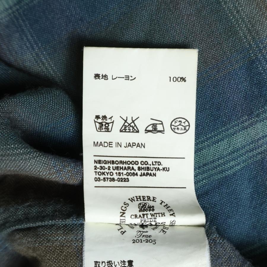 WTAPS（ダブルタップス） VATOS L/S レーヨン オンブレチェック 長袖
