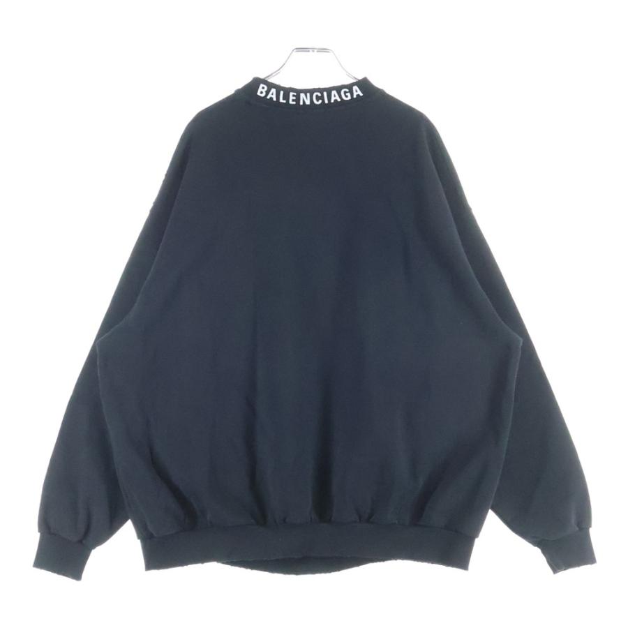 BALENCIAGA（バレンシアガ） クラッシュ加工ネックロゴクルーネック