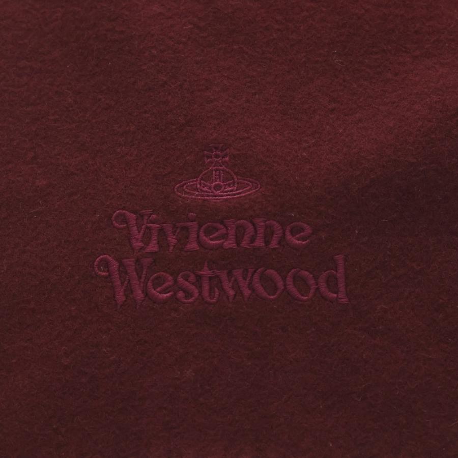 希少✨ Vivienne Westwood ドクロ オーブ マフラー ボルドー 希少✨ Vivienne Westwood ドクロ オーブ マフラー ボルドー