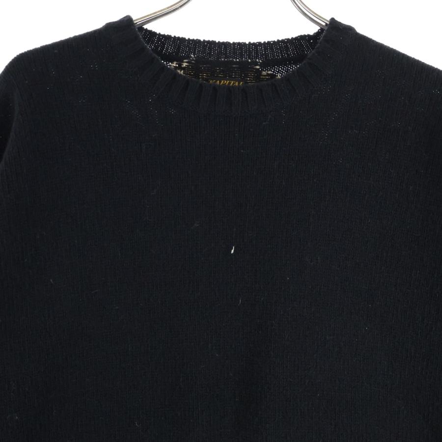 KAPITAL（キャピタル） 5G WOOL BONE SWEATER ウール クルーネック