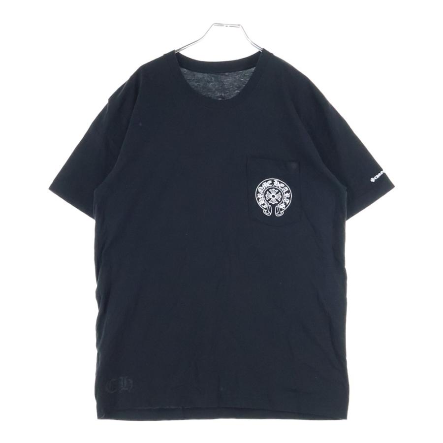Chrome Hearts クロムハーツ Tシャツ ホースシュー 黒 クロムハーツTシャツホースシューブラック|クロムハーツ通販専門店