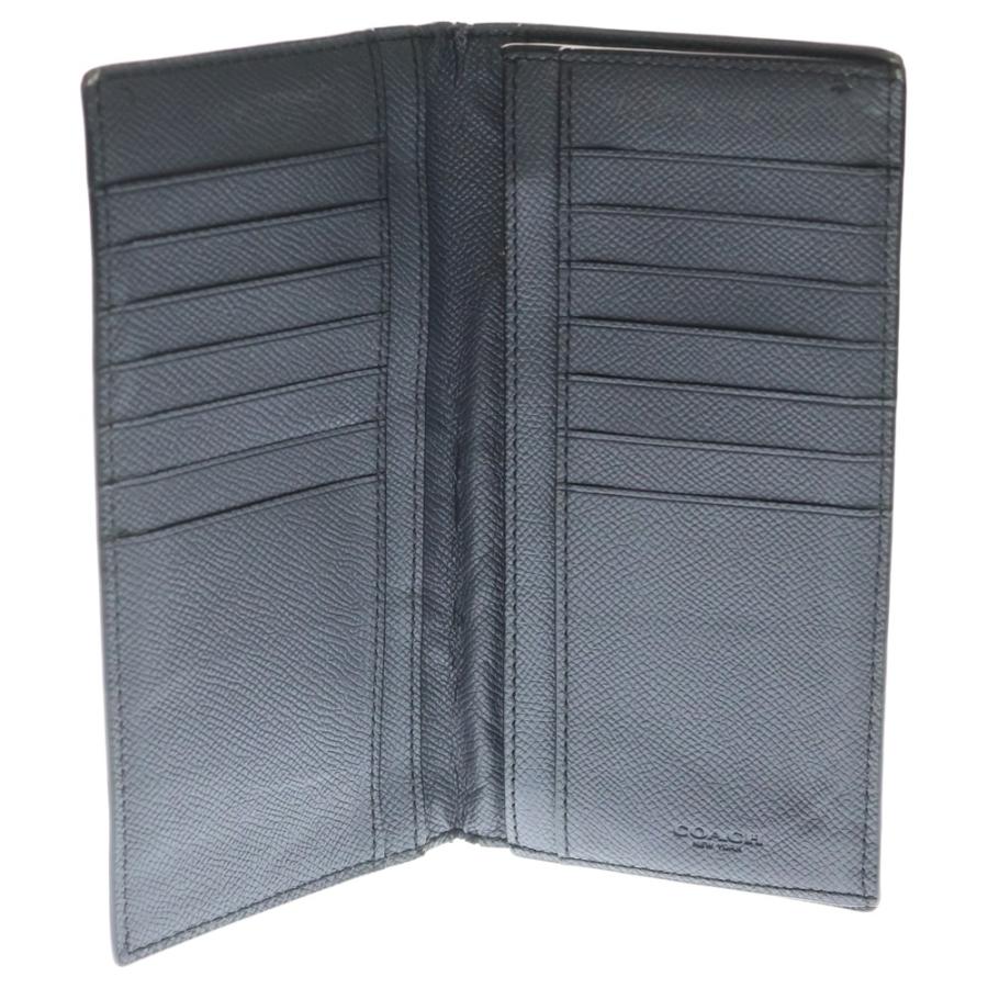 COACH（コーチ） カーフ 二つ折り財布 長財布 ネイビー F59109 : BRING