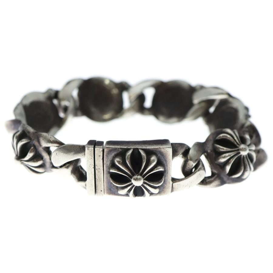 新品未使用 シルバー925 クロムハーツ風 ゴシッククロスブレスレット CHROME HEARTS（クロムハーツ） CROSS LINK クロスリンク ブレスレット