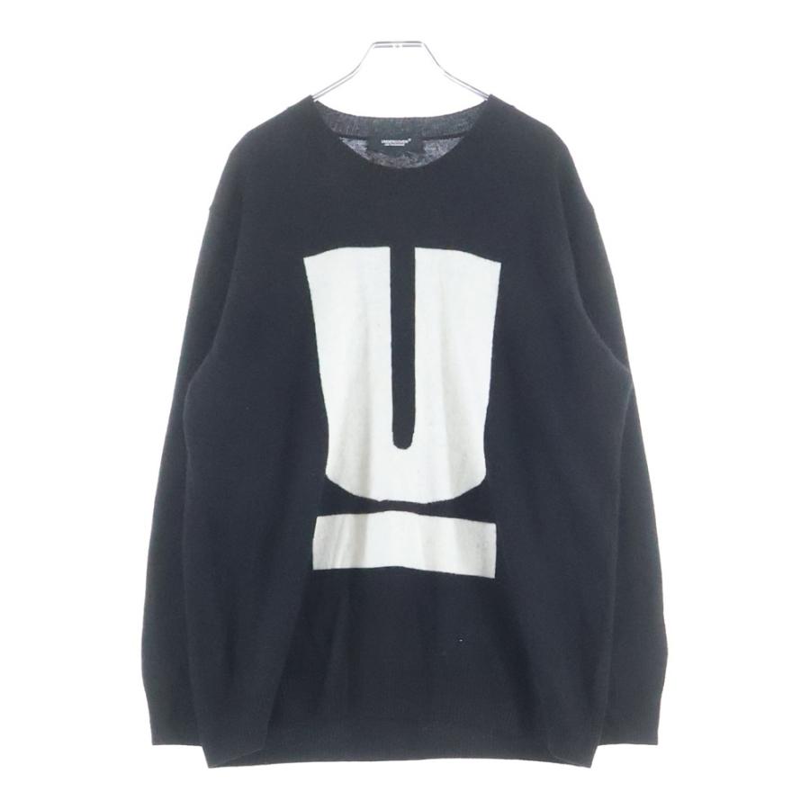 UNDERCOVER（アンダーカバー） 24AW フロントロゴ クルーネック ウール 