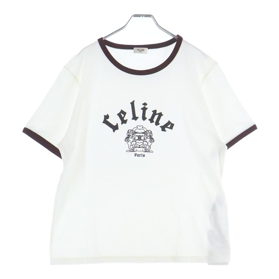 CELINE（セリーヌ） 25SS BLASON REGULAR T-SHIRT カレッジロゴ 半袖T