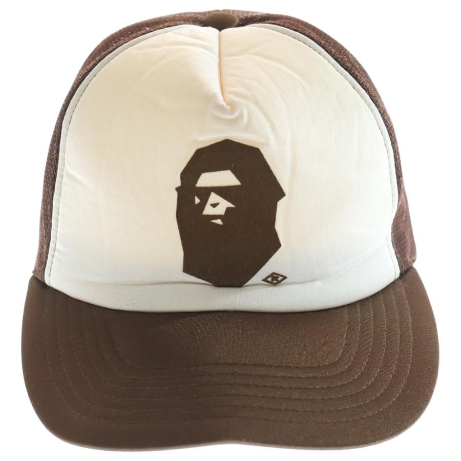 A BATHING APE（アベイシングエイプ） メッシュキャップ ブラウン