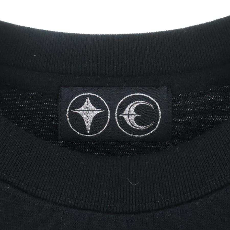 THUG CLUB サグクラブ レザー フロントロゴ 半袖Tシャツ カットソー