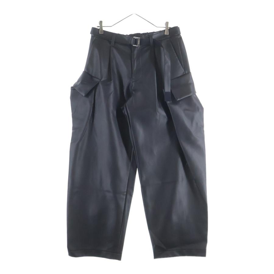 sacai（サカイ） 25AW Faux Leather Pants 25-03750M サイドポケット