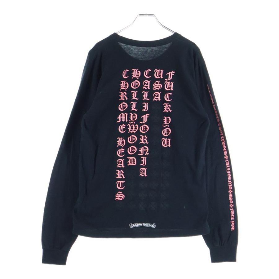 クロムハーツ ロンT【ピンク×ブラック刺繍】レア クロムハーツ ロンT 長袖 ブラック ピンク｜Yahoo!フリマ（旧PayPay