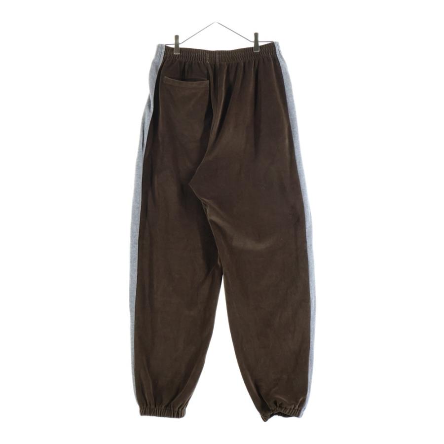 Needles トラックパンツ ブラウン ライングレー Sサイズ Needles（ニードルス） サイドライン ベロアトラックパンツ ブラウン