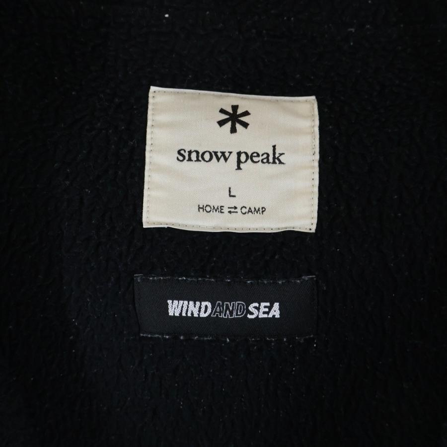 snow peak（スノーピーク） 21AW×WIND AND SEA BOA FLEECE JACKET