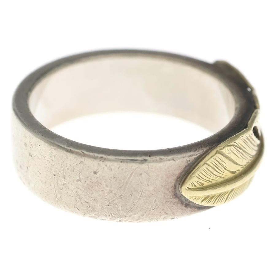 ウィングロック wingrock 18k 全金　フェザー　k18 ウィングロック WING ROCK F/R 18K FEATHER RING 全金 フェザー リング