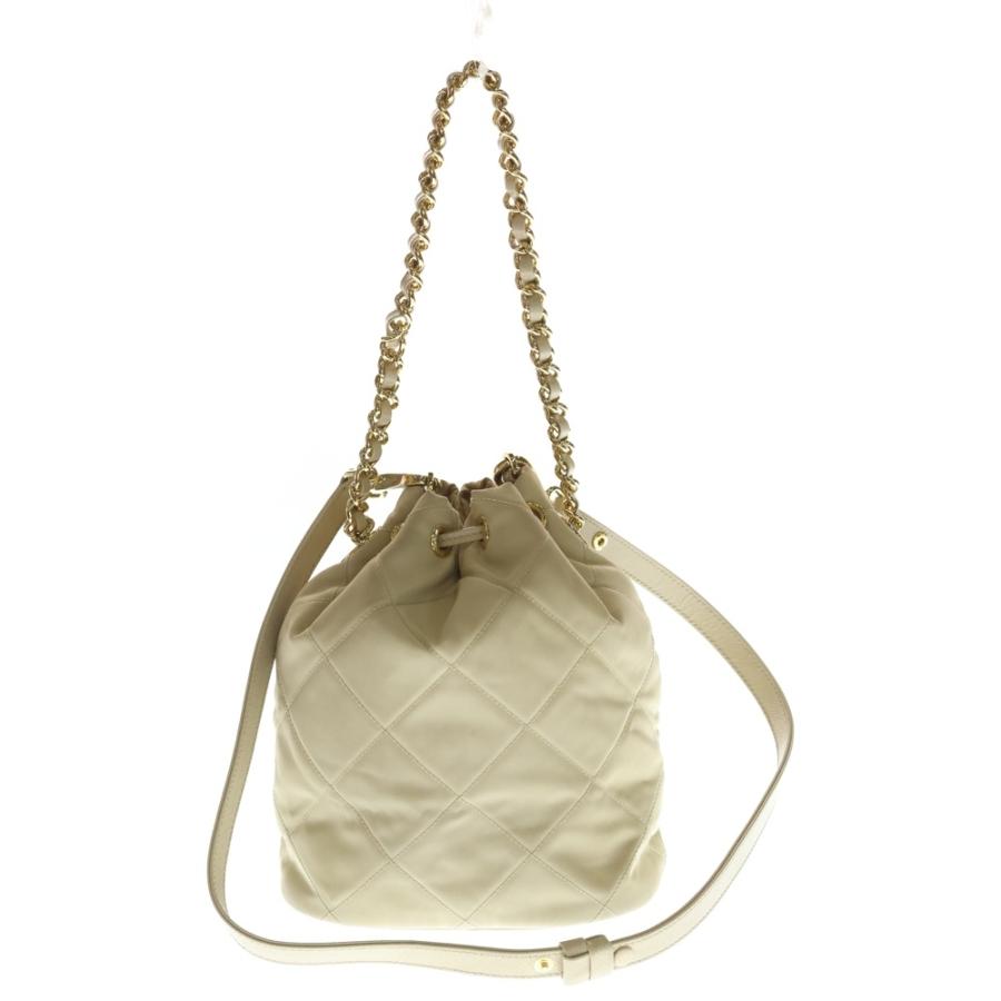 PRADA プラダ Re-Edition 1995 Chaine Re-Nylon Shoulder Bag 1BH038 リナイロン チェーンショルダーバッグ ベージュ/ゴールド レディース PRADA（プラダ） Re-Edition 1995 Chaine Re-Nylon Shoulder Bag