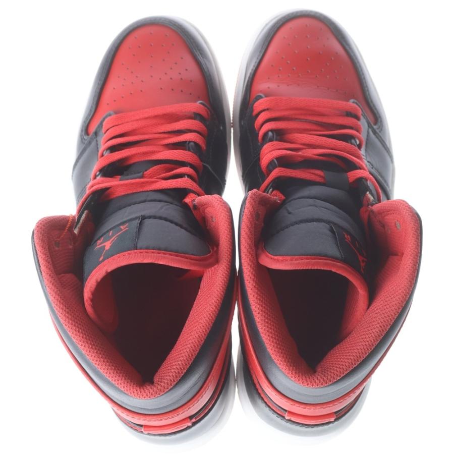 NIKE（ナイキ） AIR JORDAN 1 MID BRED TOE エアジョーダン1 ブレッド