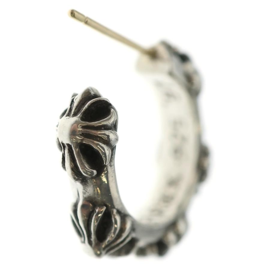CHROME HEARTS（クロムハーツ） HOOP CROSS クロスバンド フープピアス